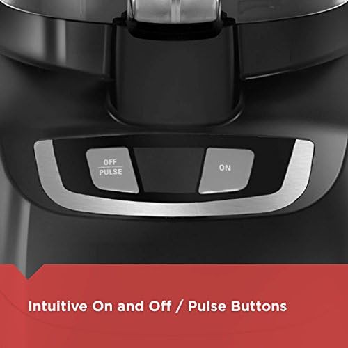 Black eight cup electric food processor — photo 3