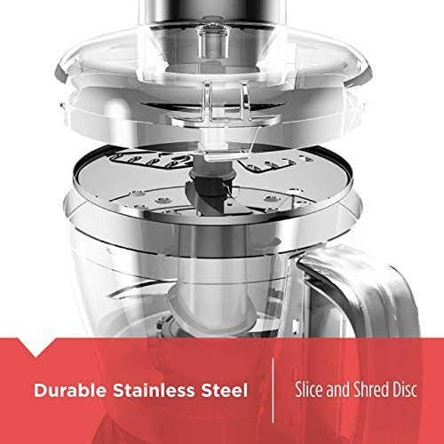 Black eight cup electric food processor — photo 4