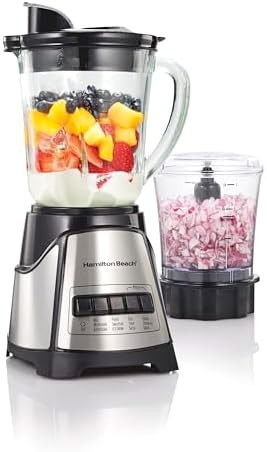 Power elite blender with glass jar