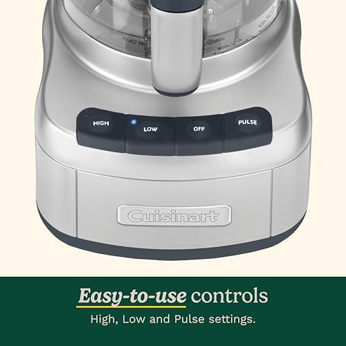 Silver eight cup stainless steel food processor — photo 3