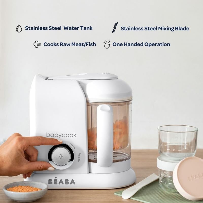 Rose gold baby food steamer and blender — photo 5