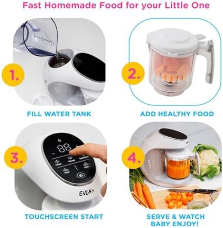 White baby food maker and steamer — photo 5