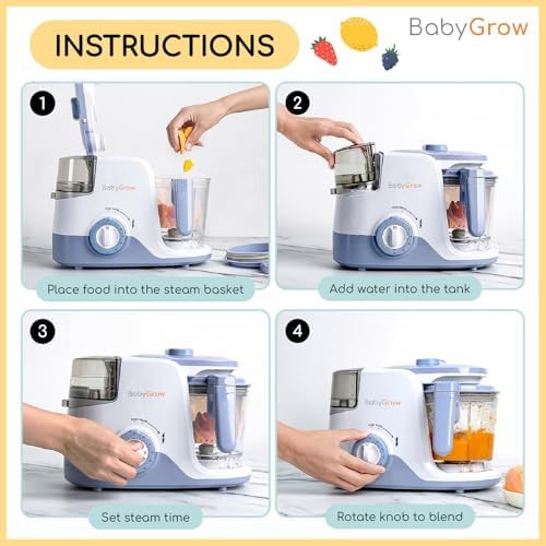 Purple baby food maker and warmer — photo 4