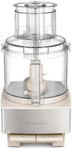 Cream stainless 14 cup food processor