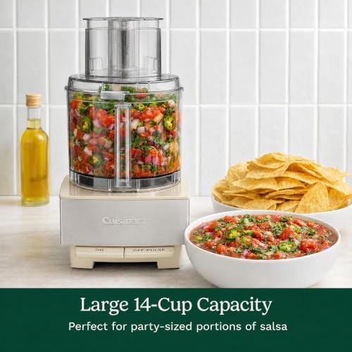 Cream stainless 14 cup food processor — photo 4