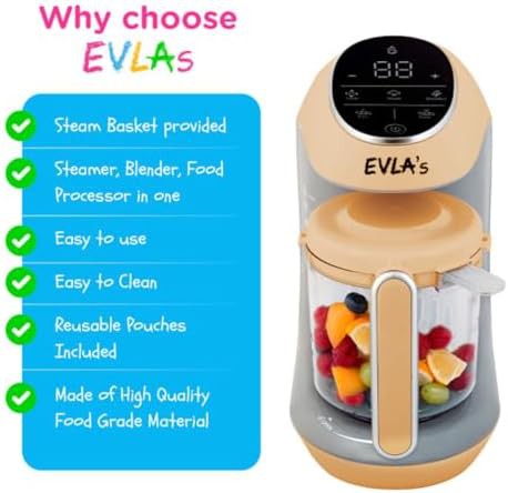 Peach baby food maker and steamer — photo 3