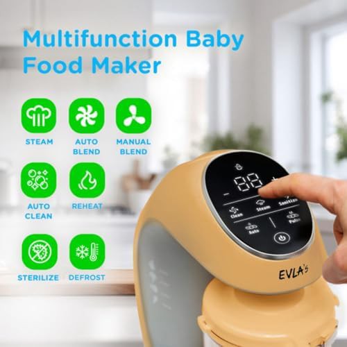 Peach baby food maker and steamer — photo 4
