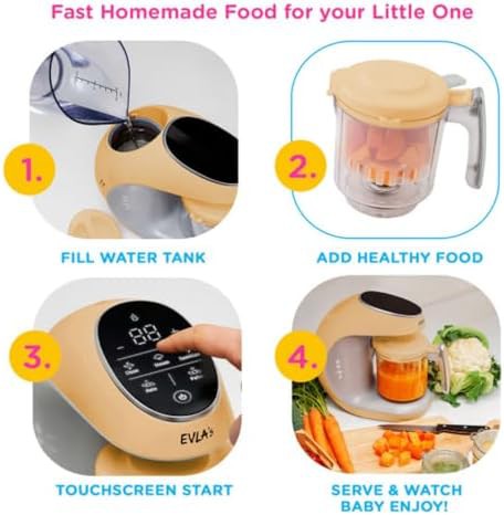 Peach baby food maker and steamer — photo 5