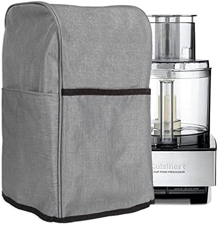 Padded large processor cover with storage