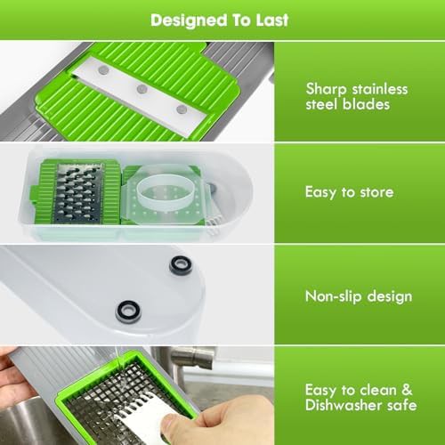 White manual pull string vegetable chopper — photo 4