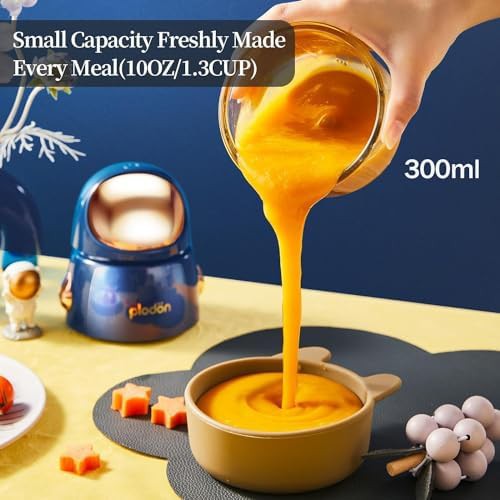 Blue spaceman themed baby food blender — photo 3