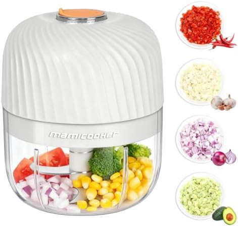 Portable USB rechargeable veggie chopper 250ml