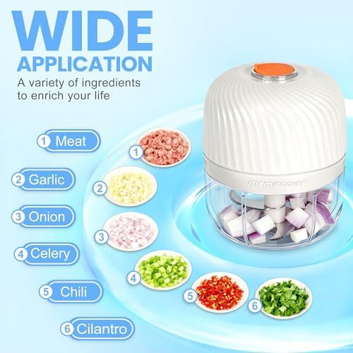 Portable USB rechargeable veggie chopper 250ml — photo 5
