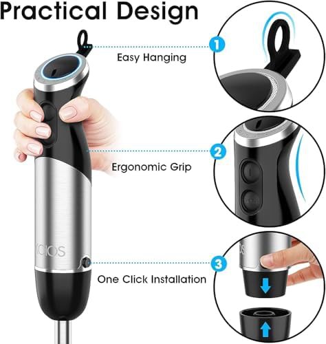 Twelve speed immersion blender and processor set — photo 4