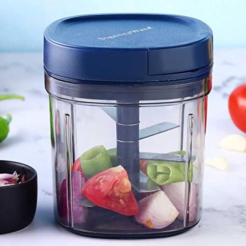 Manual pull hand string food chopper — photo 4