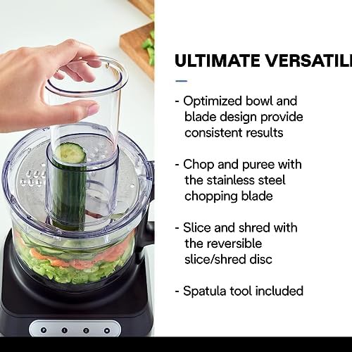 Black eight cup easy prep processor — photo 3