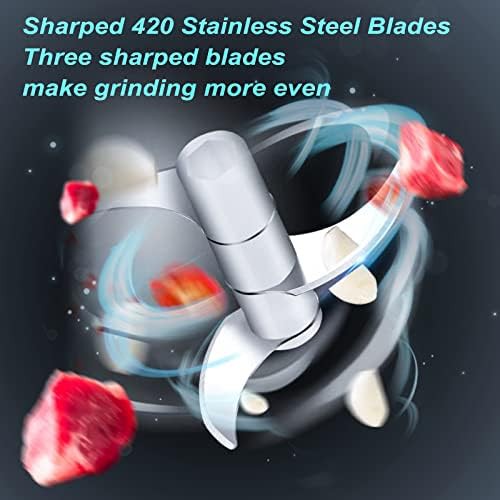 Mini garlic crusher with stainless blades — photo 5