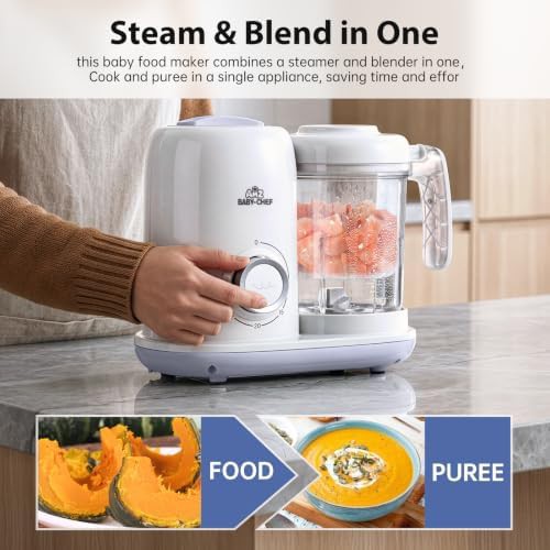Compact steamer and puree food processor — photo 3