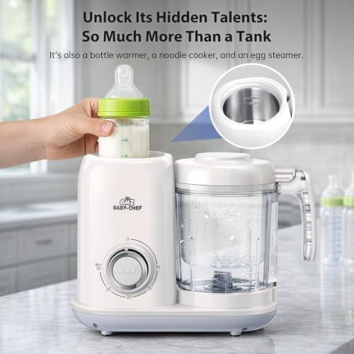 Compact steamer and puree food processor — photo 5