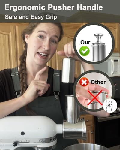 Stainless steel slicer and shredder mixer attachment — photo 4