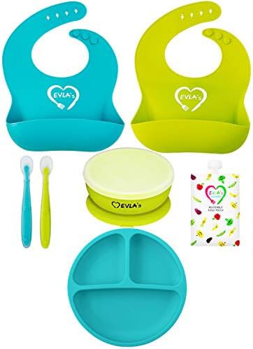 Gray and turquoise baby food steamer grinder — photo 3