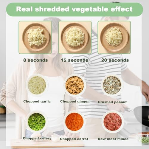 Wireless vegetable processor with whisk attachment — photo 3