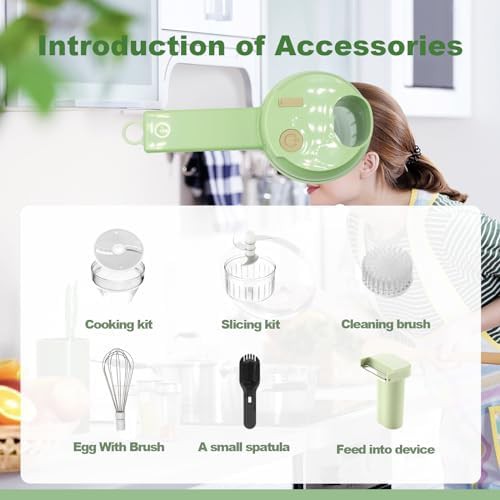 Wireless vegetable processor with whisk attachment — photo 5