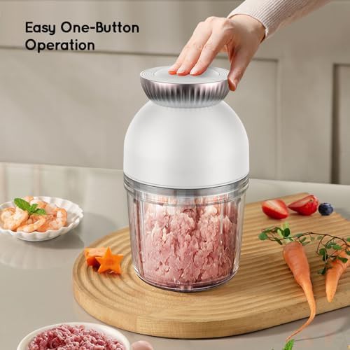 White baby food blender with glass bowl — photo 4