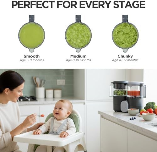 Large capacity baby food steamer and blender — photo 4