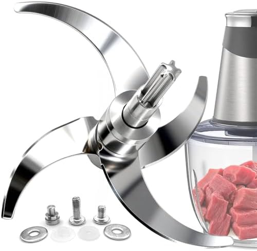 Adjustable height eight cup stainless blade