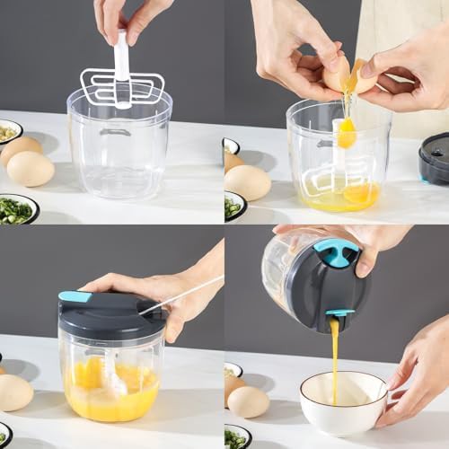 Blue manual portable vegetable food processor — photo 3