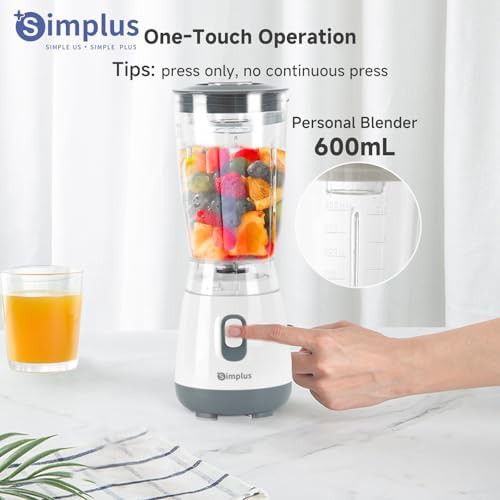 Grey portable blender for smoothies and baby food — photo 4