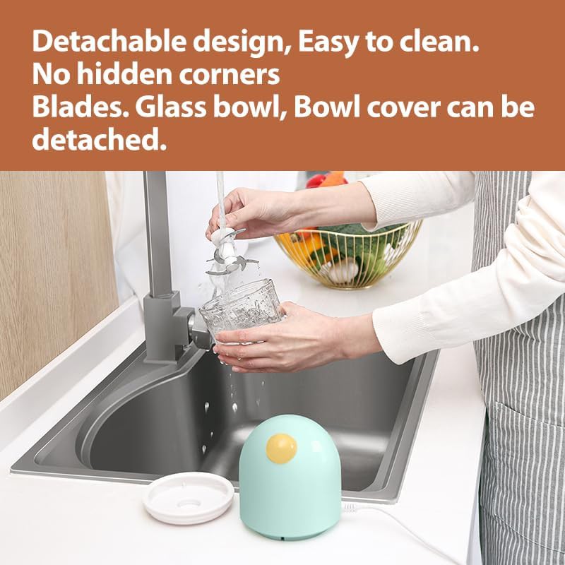 Baby food processor with glass bowl — photo 4