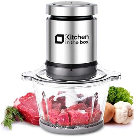 Glass mini meat grinder and chopper