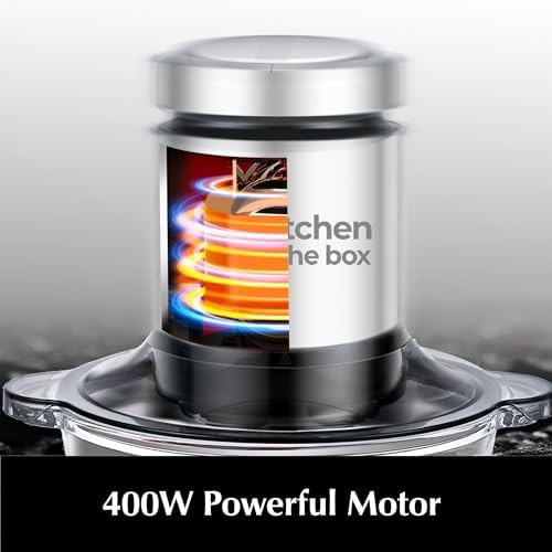 Glass mini meat grinder and chopper — photo 5