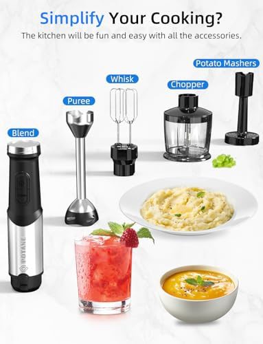 Immersion blender with chopper and masher — photo 5