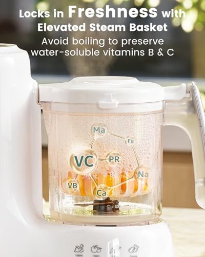 White baby food steamer and blender — photo 3