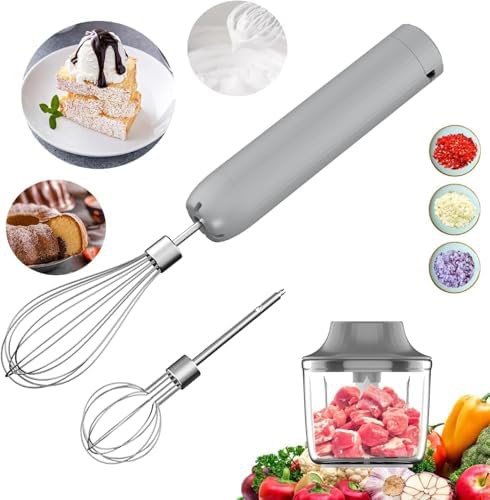Cordless hand mixer and chopper set — photo 3