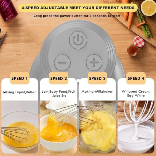 Cordless hand mixer and chopper set — photo 4