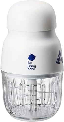 White glass baby food maker and blender