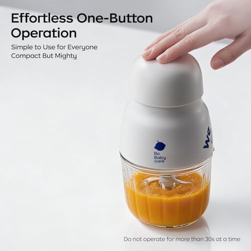 White glass baby food maker and blender — photo 4