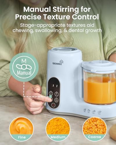 Blue baby food steamer and blender — photo 5