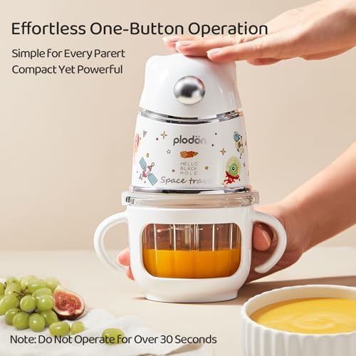 Silver glass baby food maker with sleeve — photo 4