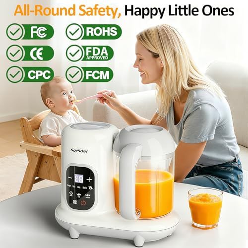 White baby food steamer and blender combo — photo 3