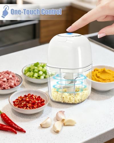 Rechargeable mini garlic chopper 350ml — photo 3