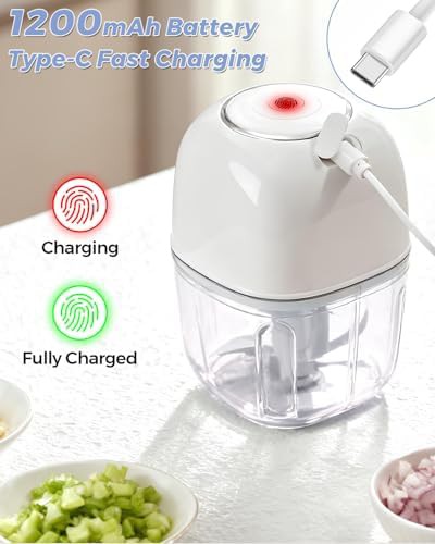 Rechargeable mini garlic chopper 350ml — photo 5