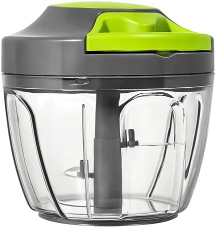 Large grey manual pull mincer 650ml