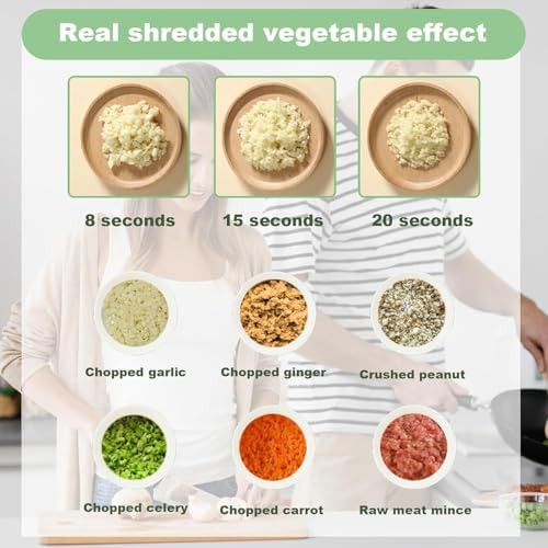 Portable wireless four in one vegetable chopper — photo 3