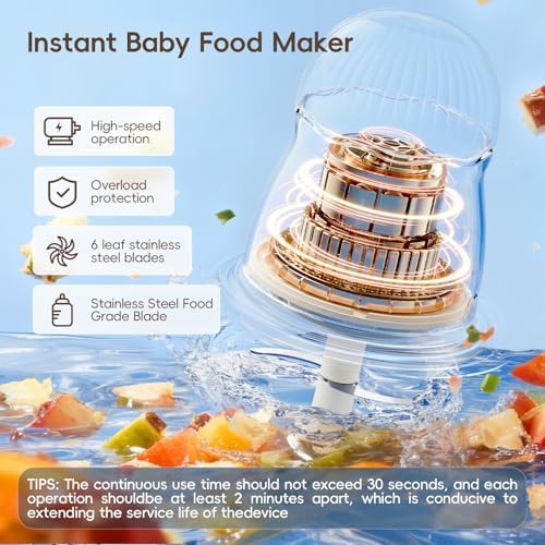 Small baby food puree blender set — photo 4