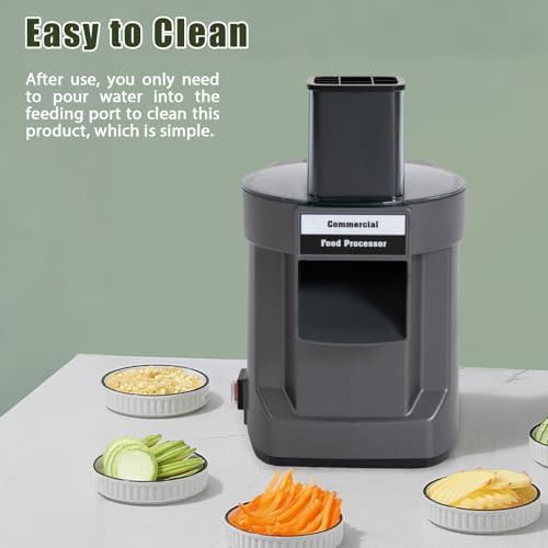 Commercial heavy duty stainless vegetable processor — photo 4